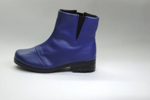 bota vegana azul elastico 4cca
