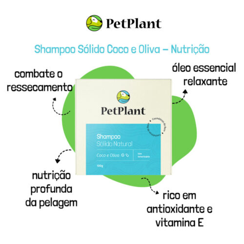 kit 2 shampoos e condicionador solidos naturais e veganos petplant 60da